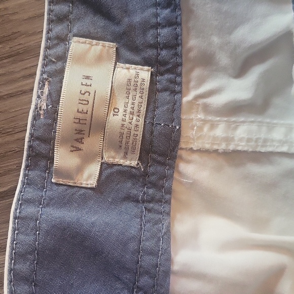 Van Heusen l capris l white l like new l size 13 - Picture 5 of 7